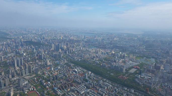 武汉高空江景