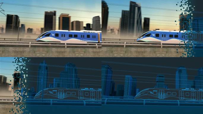 中车氢能源 三维数字转换 中车新能源地铁