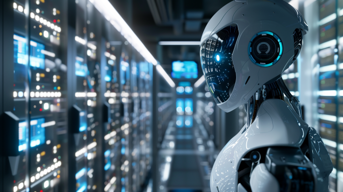 AI人工智能机器人未来科技大数据脑机接口