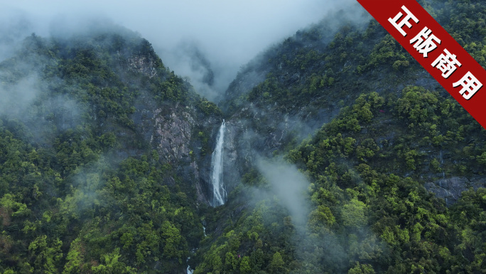 庐山瀑布三叠泉秀峰瀑布天下第一泉4K