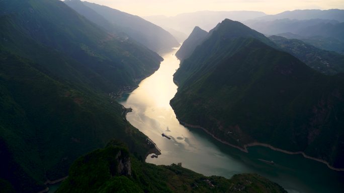 湖北巴东金色三峡