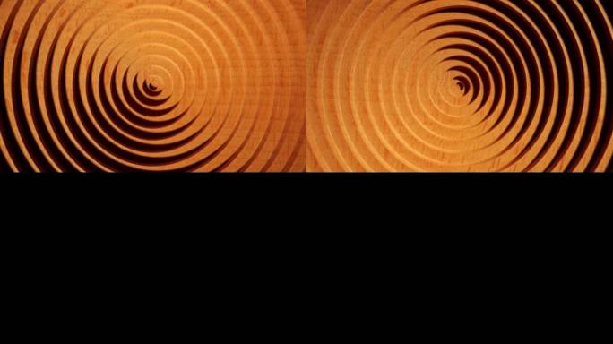 同心圆光影流逝闪耀变化效果