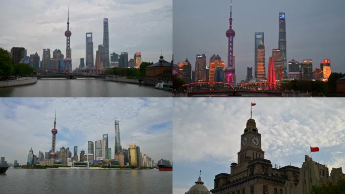 上海延时城市宣传片陆家嘴人流