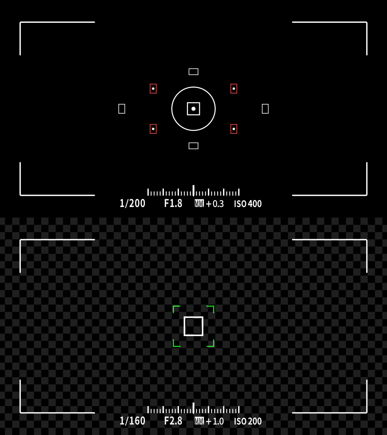 2款4K相机拍照动画AE模板