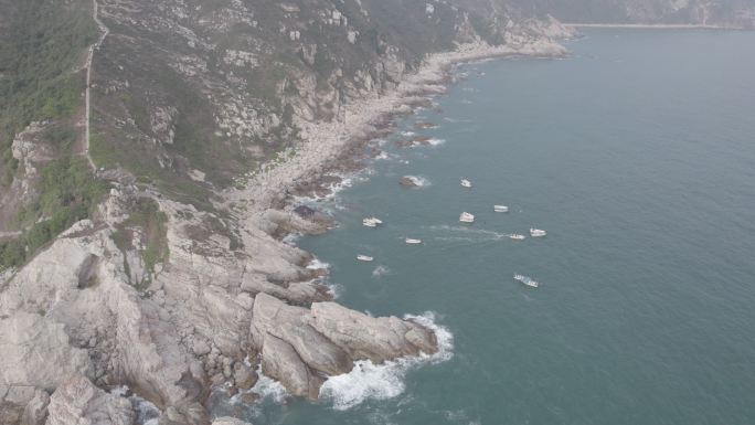 深圳天文台深圳大鹏半岛海景航拍