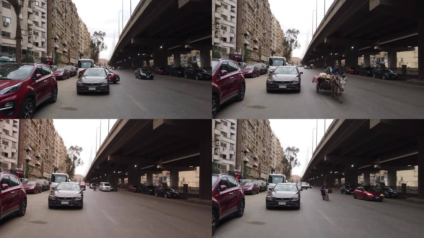 埃及 开罗 城区 街道 交通