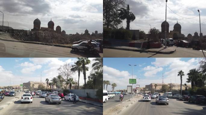 埃及 开罗 城区 街道 交通