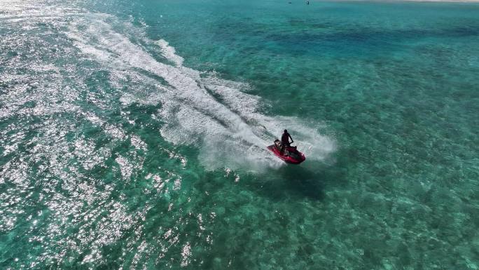 马尔代夫摩托艇体验