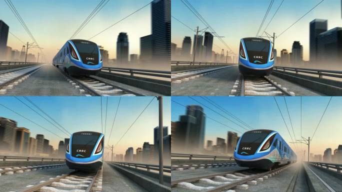 中车氢能源 轨道交通动画 中车新能源地铁