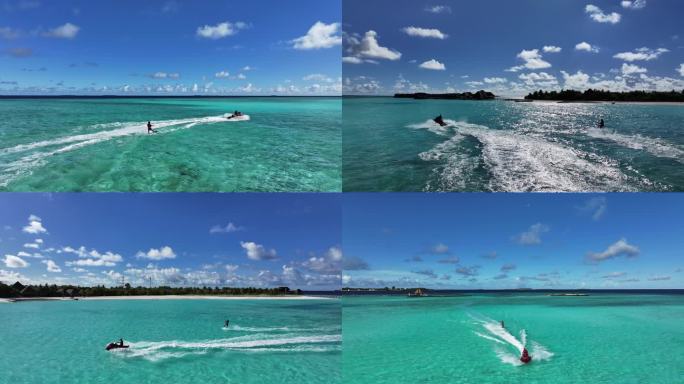 马尔代夫摩托艇体验