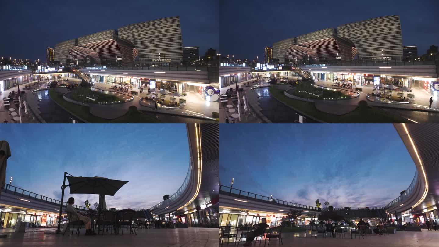 常州文化广场夜景实拍
