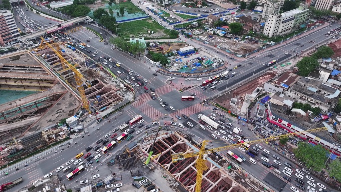 中国广东省广州市荔湾区芳村地铁十字路口