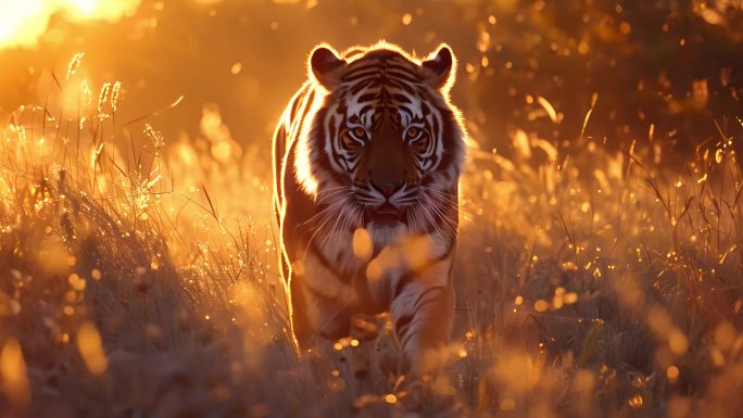 草原上的老虎