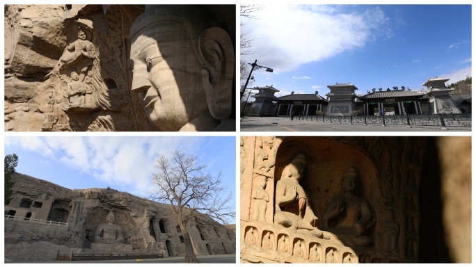 4K延时拍摄云冈石窟