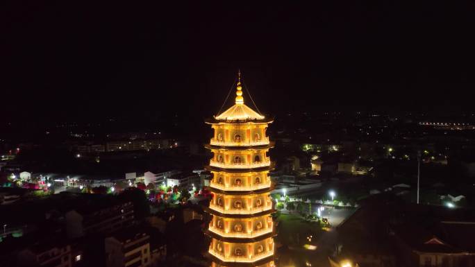 抚州寻梦牡丹亭正觉古寺夜景