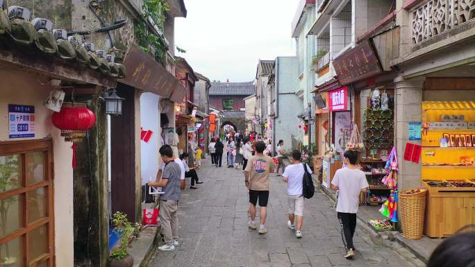 大鹏所城 古城 古街道 遗址 景点 游人