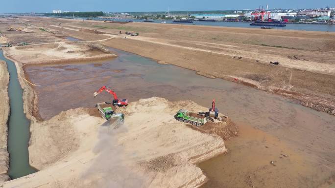 江苏淮安淮河入海水道二期工程建设如火如荼