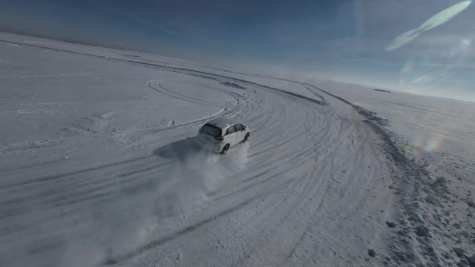 雪地试车 漂移 冰面漂移 练习漂移