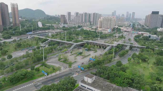 深圳城市道路航拍