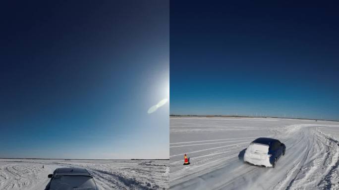 雪地试车 漂移 冰面漂移 练习漂移