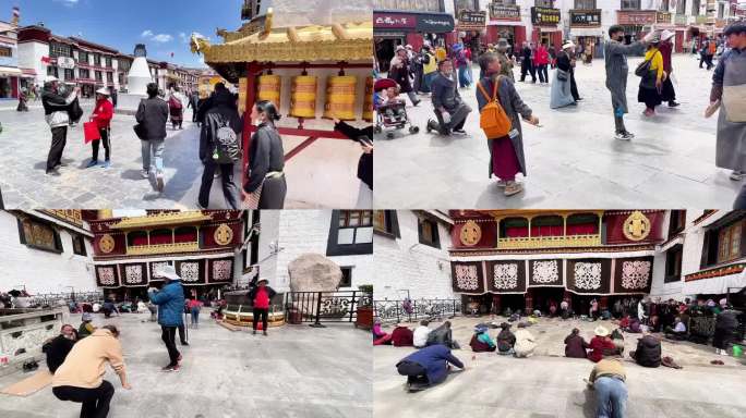 西藏拉萨大昭寺街拍