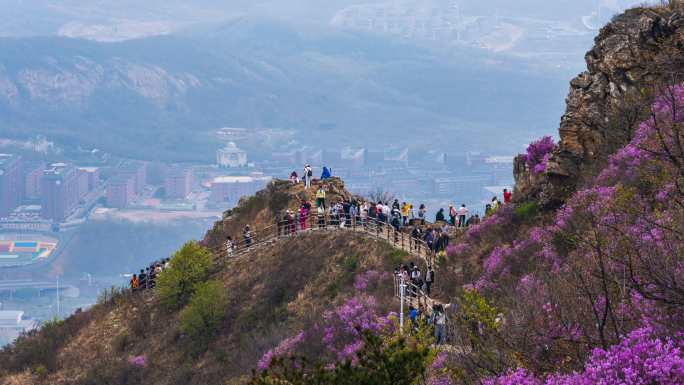 爬山 登山 徒步 欣赏美景