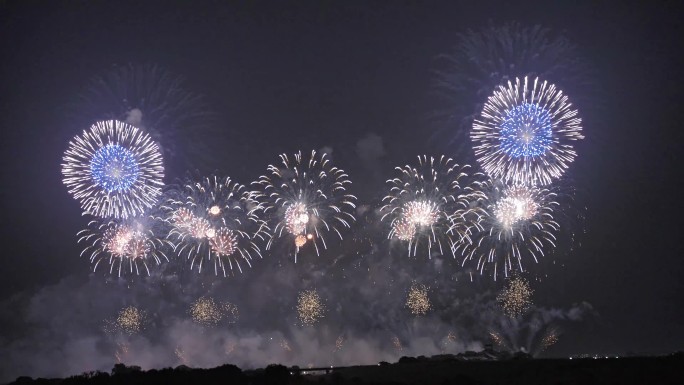 【8K】烟花秀烟火秀新年烟花看烟花