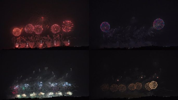 【8K】烟花秀烟火秀新年烟花看烟花