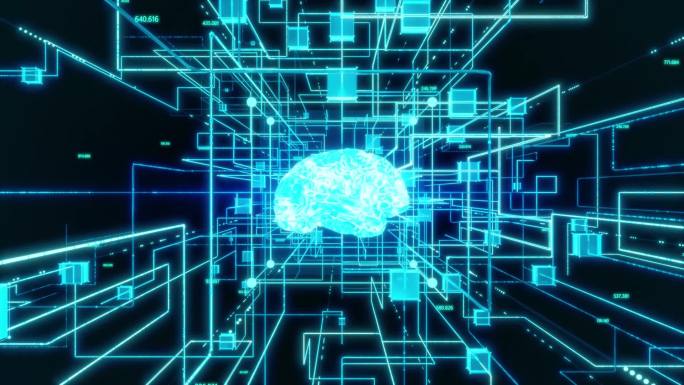 科技大数据粒子AI智脑人工智能
