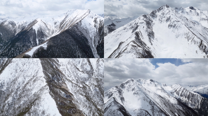 理县 纳山 米亚罗镇 雪山