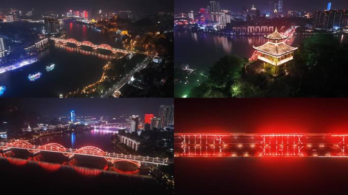柳州文惠桥航拍4k60p