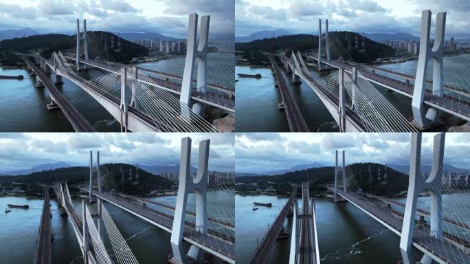 福州乌龙江大桥航拍