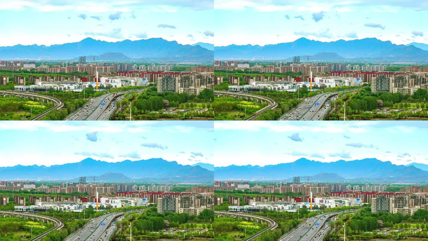 房山延时摄影 北京地铁 北京郊区轨道交通