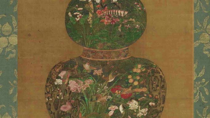 陈琳 葫芦花瓶图