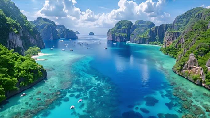 泰国风景航拍 泰国 航拍