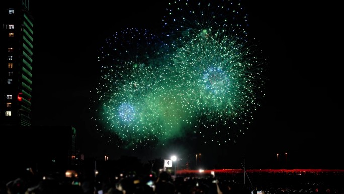 【8K】烟花秀烟火秀新年烟花看烟花