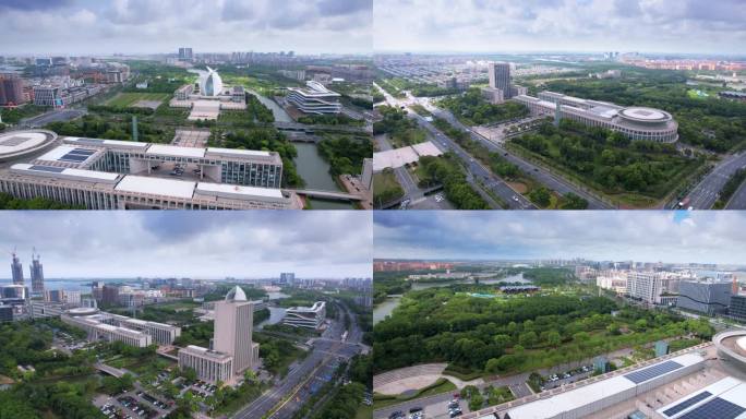 上海市临港新城综合服务楼城市环境