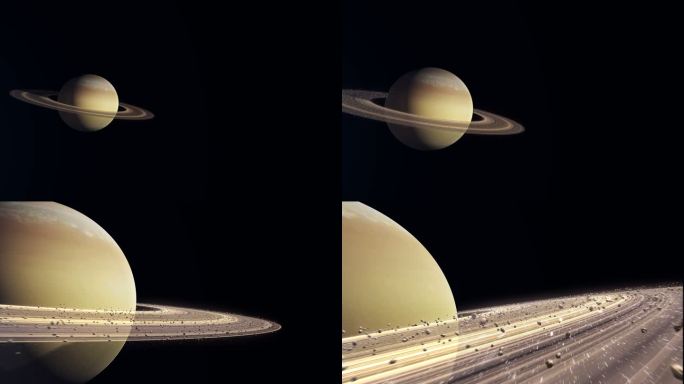 土星划过 土星 土星表面 土星地表 星球