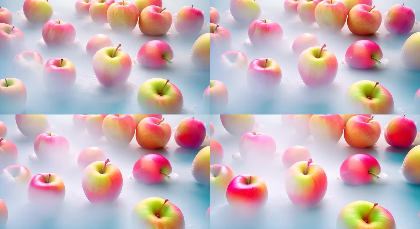 红色富士苹果广告拍摄