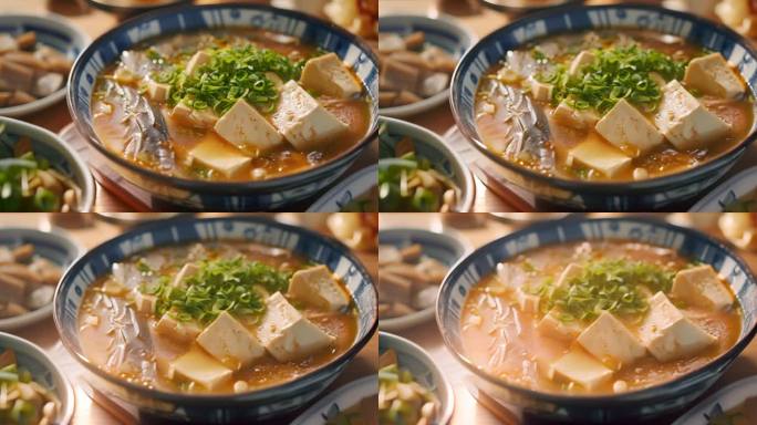 鱼头汤豆腐美食