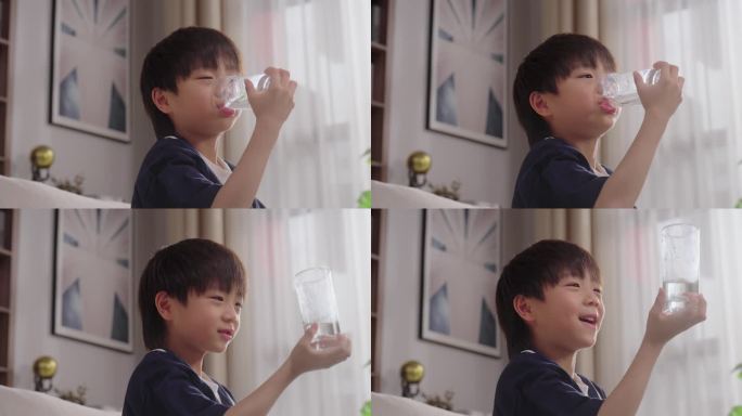 孩子喝水