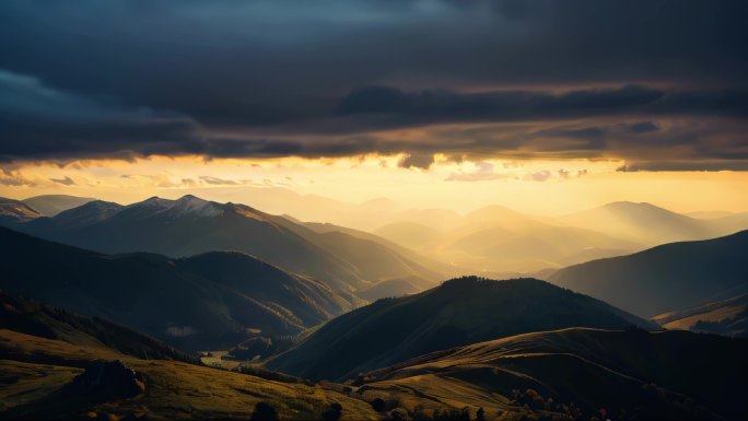 （合集）山川风景航拍中国云海山水风景背景