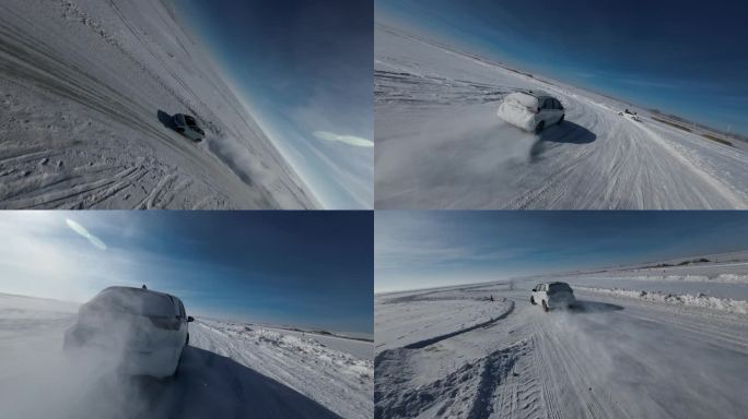 雪地试车 漂移 冰面漂移 练习漂移