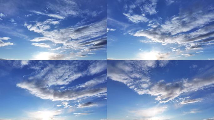 固定机位延时拍摄彩云