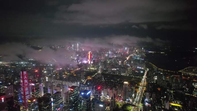 深圳华强北夜景