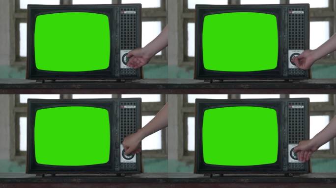 老电视实拍