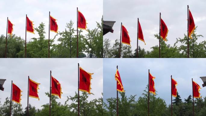 汉城公园汉字旗