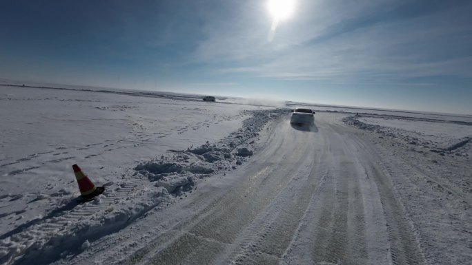 雪地试车 漂移 冰面漂移 练习漂移