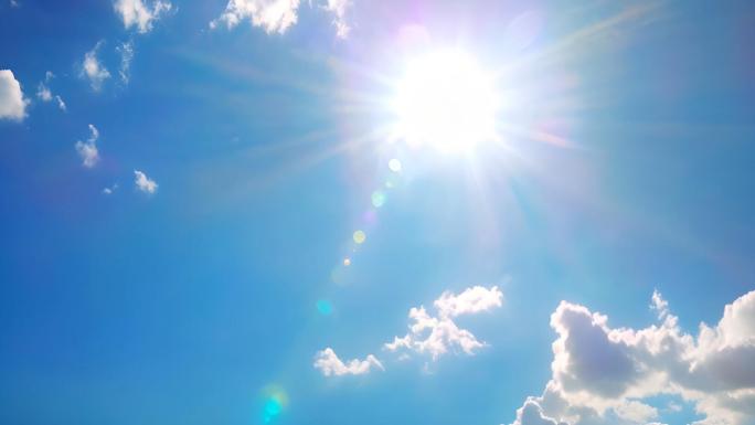 【合集】夏天高温天气太阳直射炎热气温高