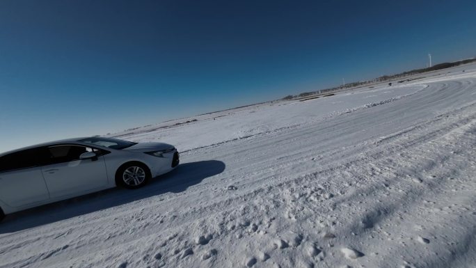 雪地试车 漂移 冰面漂移 练习漂移